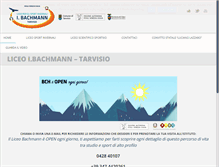 Tablet Screenshot of liceobachmann.com